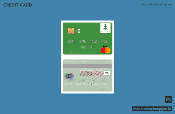 Beispielvorschau der Mastercard der Eden Commercial Bank im Südsudan